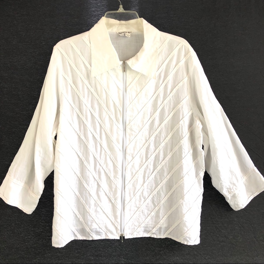 Appraisal Plus Zip Top 2X white